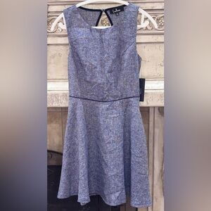 NWT Lulus Navy Backless A-Line Dress Size Medium
